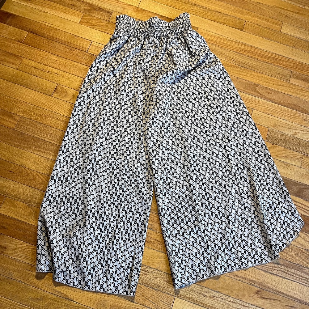 Abstract Pattern Palazzo Pants - Picture 6 of 6
